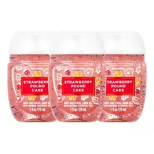 Gel Antibacterial Bath & Body Works Strawberry Pound Cake 2