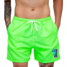 Bermuda Short Praia Masculina Mauricinho Streetwer Flamingo