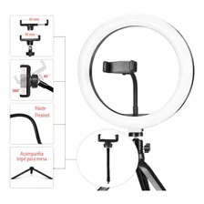 Iluminador Ring Light Portátil/mesa Sp-26 Led Deck Spectrum