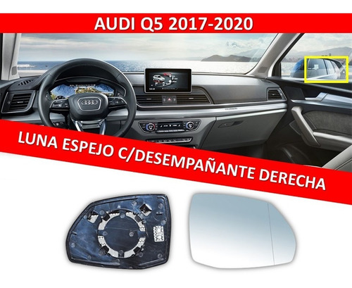 Luna Espejo C/desempaante Audi Q5 2017-2020 Derecha Foto 2