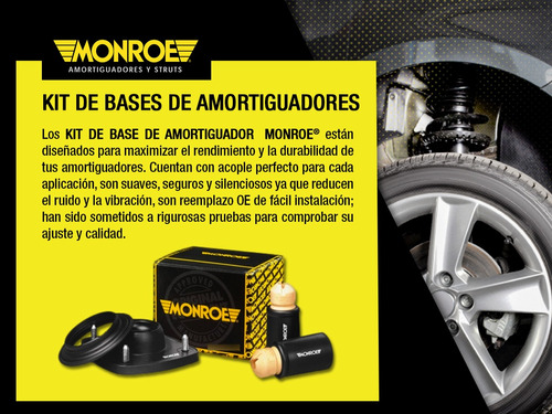 1 Base Amortiguador Izq/der Tra Strut-mate Laser 90-94 Foto 5