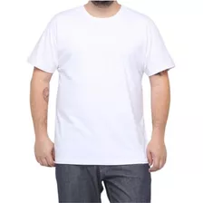 5 Camisas Sublimação 100% Poliéster Branca G1 G2 G3 