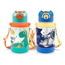 Termo Botella De Agua Para Niños 600ml Paquete De 2 Color Pack 2