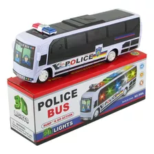 Marplast Police Bus Con Luz Y Sonido