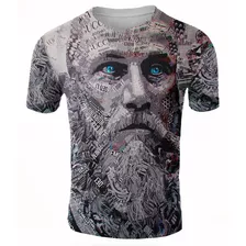 Remera Ragnar Lothbrok Vikingos Artemix Ax-0034