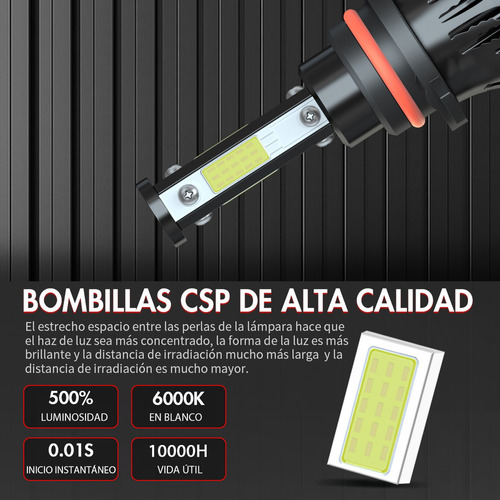 11000lm Kit De Faros Led Luz Alta Y Baja Para Pontiac Series Foto 5