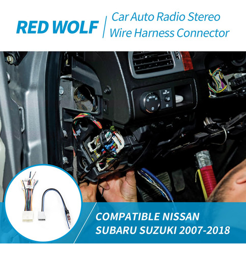 Red Wolf Reemplazo Para Nissan Suzuki 2007-2018 Arnes De Cab Foto 2