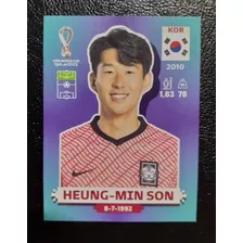 Figurita Mundial Qatar 2022 Azul Europea Heung-min Son