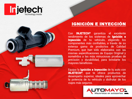 Un Inyector Combustible Injetech Derby L4 1.8l 1995-2009 Foto 5