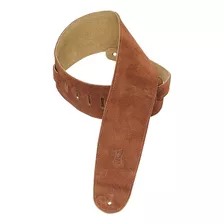 Levy 's Leathers Ms4 suede-leather Bass Strap, Herrumbre