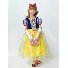 Blancanieves Vestido De Princesa Disfraz De Fiesta O Cosplay, Cumpleaños Para Niños Halloween Vestir Con Accesorios