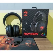 Headset Wireless Marvo Hg9088w, Rgb, Sem Fio + Bluetooth