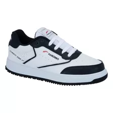 Tenis Casual De Dama Karosso R105 Color Blanco/ Marino