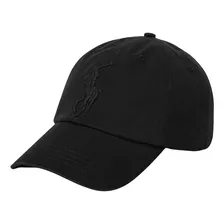 Polo Ralph Lauren Gorra China Big Pony Hombre, Negro (talla