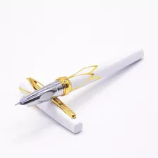 Pluma Fuente Marca Hero Modelo 3019 Color Blanco