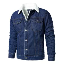 Hermosa Chaqueta Oficial Cuero Forrado Con Chiporro Hombre