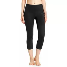 Baleaf Mujeres Cintura Alta Yoga Capri Leggings Control De