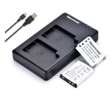 Kit De Batera De Cmara Y Cargador Usb Dual