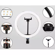 Ring Light 10pol 26cm Led Circular Iluminador Portátil 210cm