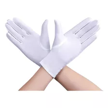 Guantes Cortos Para Desfiles, Ceremonias, Cosplay, Disfraz