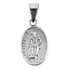 Dije De Plata Medalla De San Lazaro