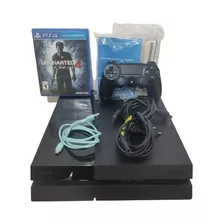 Playstation 4 Fat 500gb Perfeito Com Controle, Cabos E Jogo