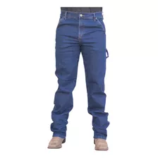 Calça Jeans Masculina Country Carpinteira Costura Reforçada