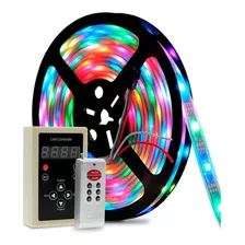 Kit Fita Led Rgb 6803 5 Mts Controle Digital Prova D'água