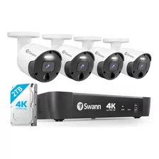 Swann 876804 Sistema De Camara De Seguridad Maestro 4k, Nvr