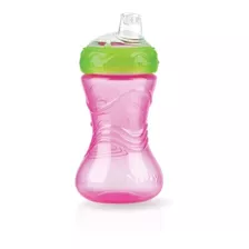 Copo Bico De Silicone 300ml +6m Rosa Nuby