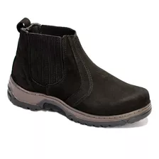 Bota Masculina Couro Legitimo Com Elástico Bell Boots