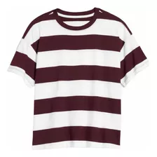 Camiseta Old Navy A Rayas Para Mujer Tallas Grandes Xl Xxl