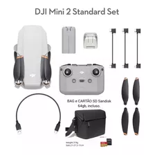 Dji Mini 2 Standard, Câm. 4k, Gps, C/ Bag, Sd 64gb, Anatel. 