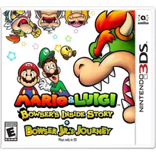 Mario And Luigi Bowser Inside Story + Bowser Jr Journey 3ds