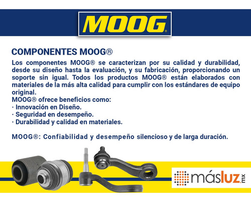 Base Amortiguador Del Izq/der Mazda Mx-6 93-97 Moog Foto 4