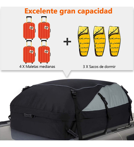 Bolsa De Techo Para El Coche Portaequipajes Impermeable Foto 7