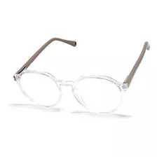 Óculos Armação Feminino Redondo Com Lentes Sem Grau Fy-133 