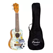 Ukulele Soprano Bamboo U-21-boho Con Funda Incluida Linden