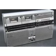 Antiguo Radio Grabador Sharp Gf-555 Vintage Boombox Funciona