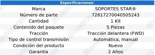 Jgo Sop Gomas Escape Chrysler Cirrus L4 2.4l 98 Al 00 S Star Foto 2