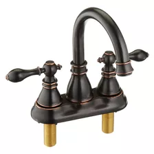 Grifo De Baño Con Dos Asas. Bronce F-4501-nb