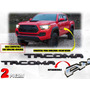 Emblema Toyota Tacoma Batea Negro 2016-2023 No Vinil Letras