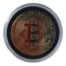 Moneda De Colección Bitcoin Metal *ag*