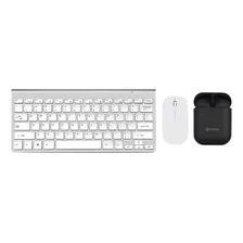 Pack Teclado Y Mouse Levo + Audífonos Lhotse Rm12 Negro