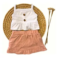 Roupa Bebê Menina Conjunto Infantil Mini Blogueirinha 1 A 6