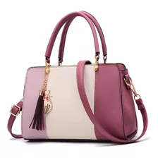 Bolsa Mujer Dama Moda Cartera Crossbody Cosmetiquera Tote Pu