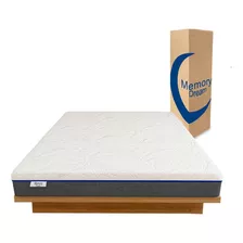 Colchón Memory Foam En Caja 10 Años Garantía Matrimonial