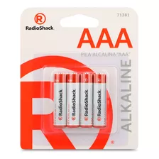 Radioshack Aaa - Pilas Alcalinas (4 Unidades)
