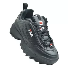 Tenis Fila Disruptor Ii Premium 3fm00753-021 Blk/wht/blk