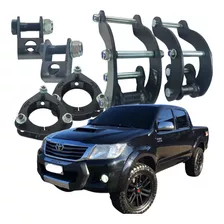 Kit Calços E Jumelos 2 Pol Suspensão Toyota Hilux Srx 2014